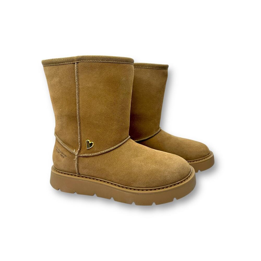 Skechers Slip-ins Keepsakes Cozy -Cozy Mid Size 5 Chestnut Brown Handsfree New